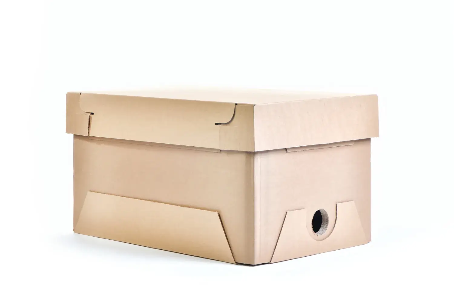 IBC container made of cardboard O_TANK_500l Organic Poland manufacturer of ecological cardboard packaging