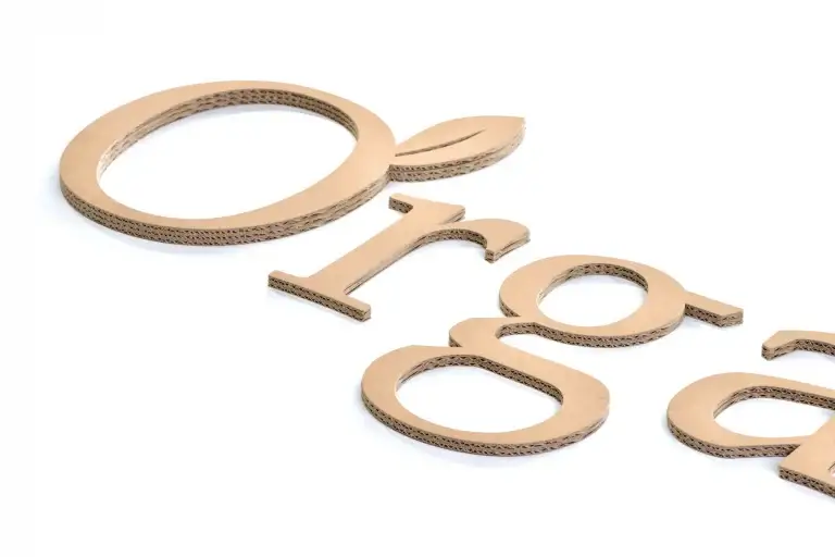 Inskription i wellpapp Organiskt Polen